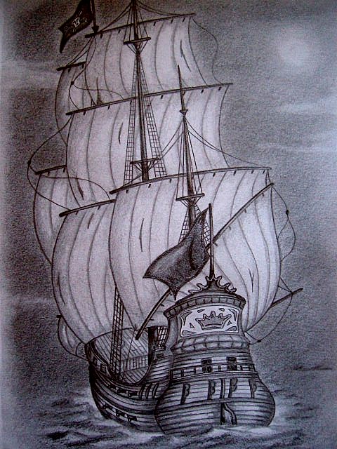 java pintor : Mis dibujos de barcos