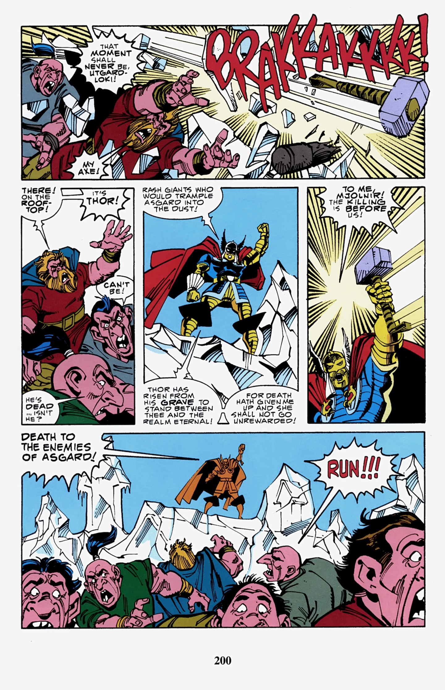 Read online Thor Visionaries: Walter Simonson comic -  Issue # TPB 5 - 200