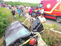 Tragédia: Acidente automobilístico com duas vitimas fatais na PB 323 na zona rural de Bom Sucesso PB