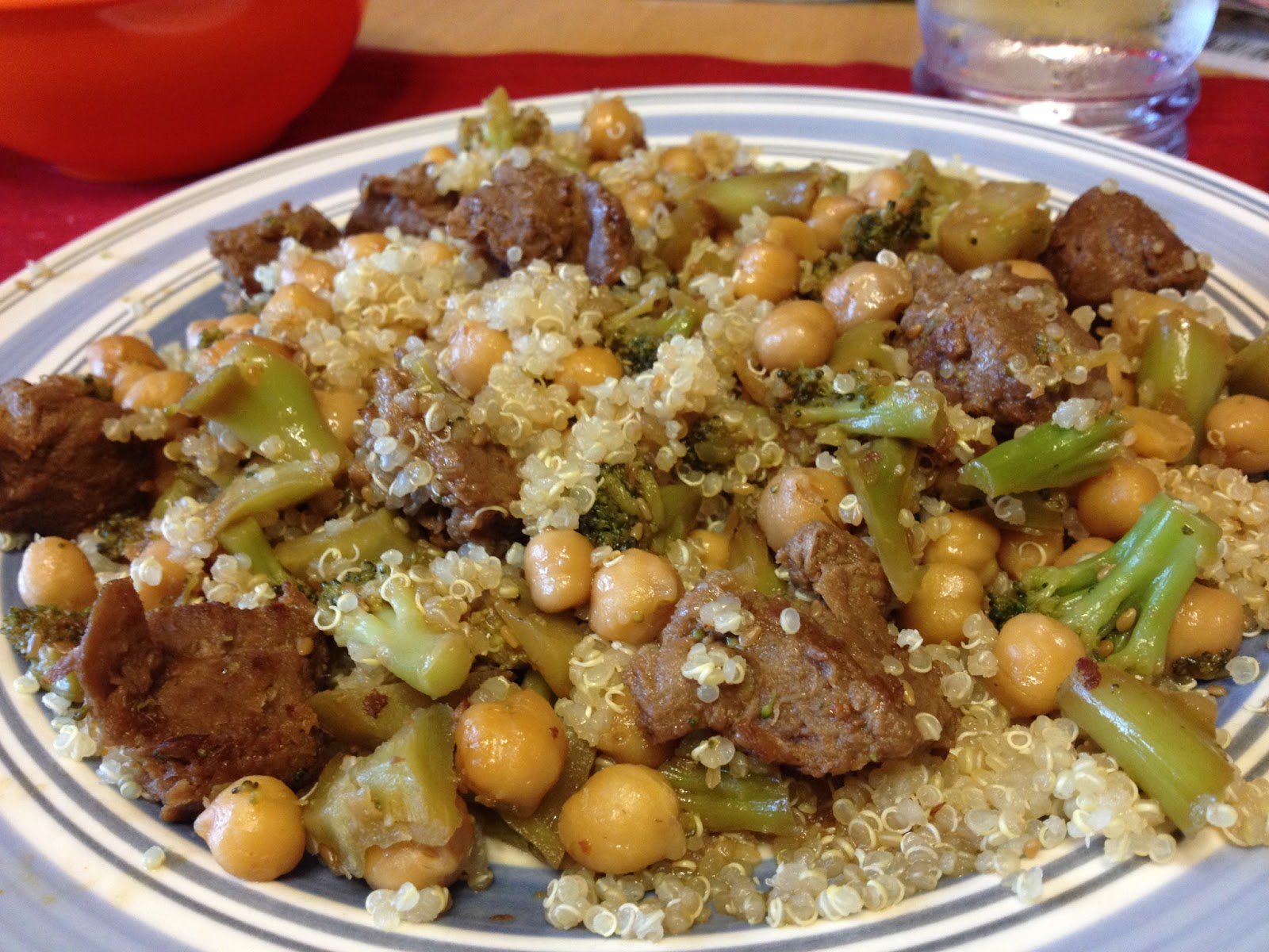 Vegan Road Runner: Beefless Tips & Broccoli