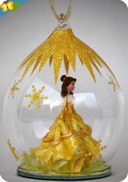 Boules de Noël princesses Disney : Belle