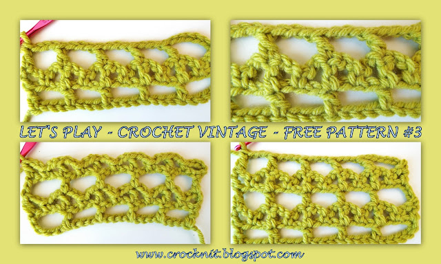 free crochet patterns, vintage, arches, how to crochet