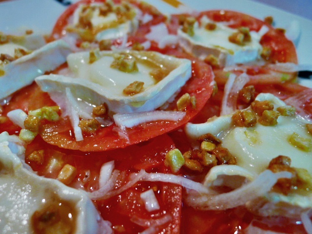  ENSALADA AGRIDULCE DE TOMATE ROSA / EL SABOR DE LA HUERTA 