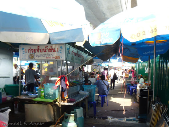 Food stall at Victory Monument Bangkok
