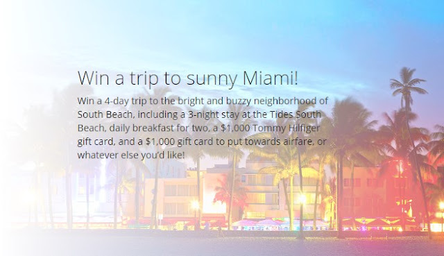 Tommy Hilfiger Summer State of Mind Sweepstakes Tommy Hilfiger has teamed up with Jetsetter and they want you to enter once for the chance to win a trip to Miami's South Beach in Florida, plus a $1000 Tommy Hilfiger gift card and more!