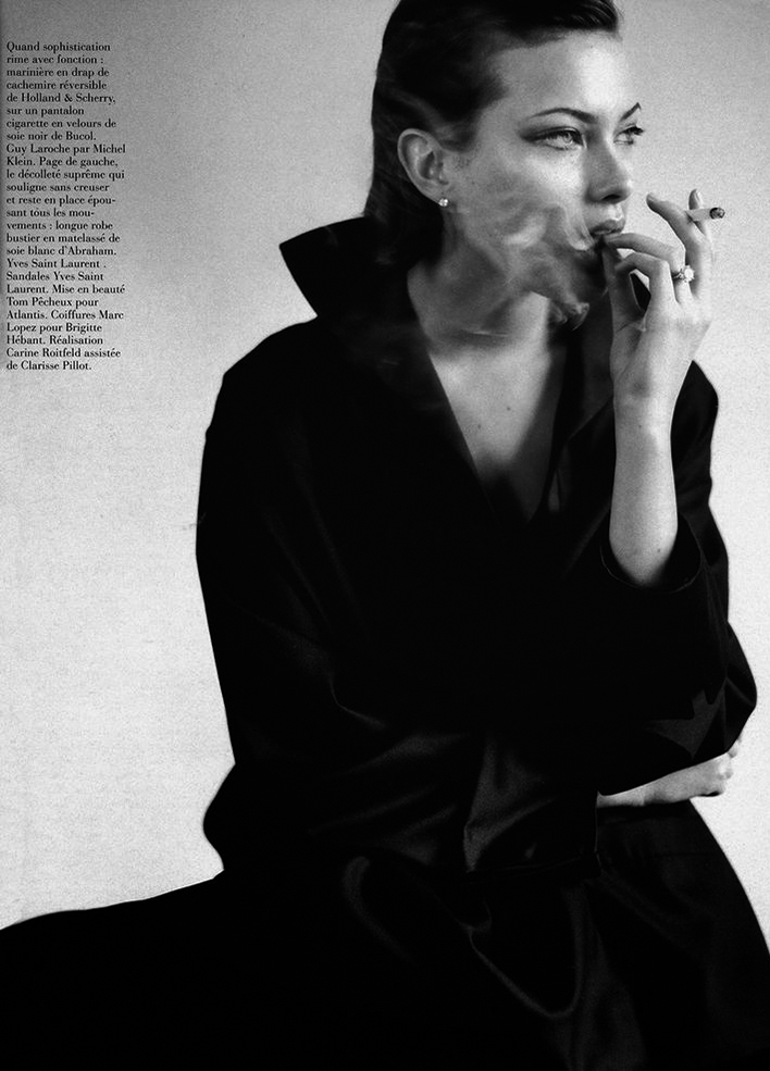 39 Lolas: Shalom Harlow by Mario Testino for Vogue Paris March 1996