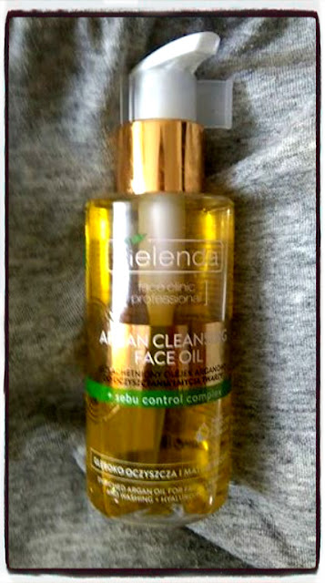Argan Cleasing Face Oil (Uszlachetniony olejek arganowy do oczyszczania twarzy) + sebu control complex,Bielenda-recenzja #6