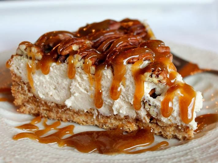 Now You Can Pin It! Pecan Pie Caramel Cheesecake