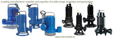 Industrial Pumps and Generators Exporter in India