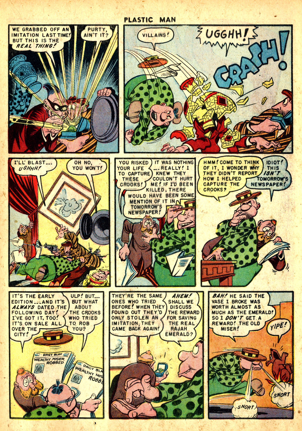 Read online Plastic Man (1943) comic -  Issue #23 - 17