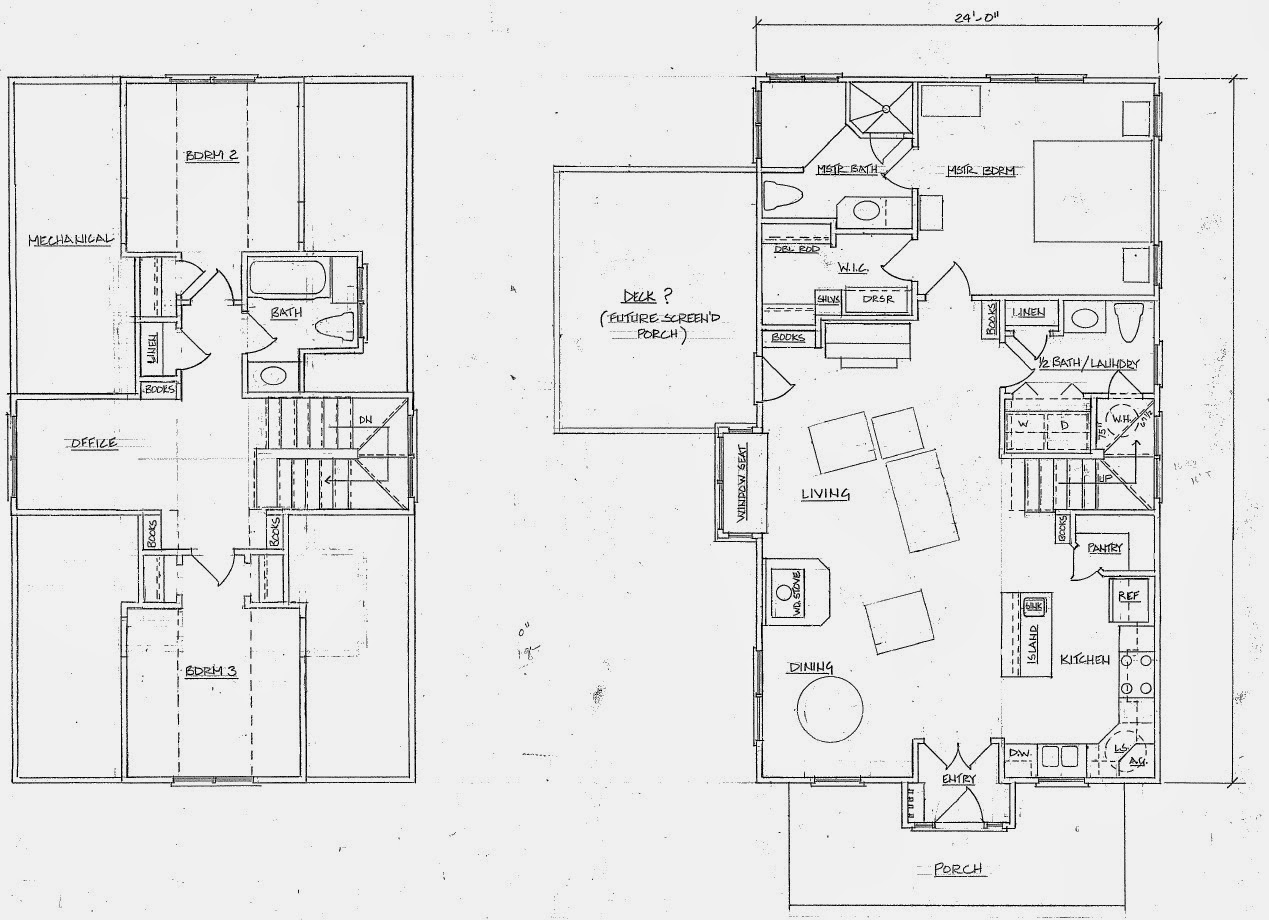 Bees and Apples: House Plans!