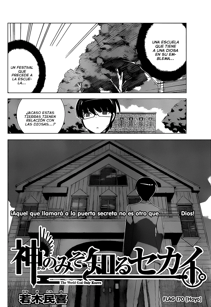 Kami nomi zo Shiru Sekai capítulo 170 PDF Sekai no Tamashii 世界の魂 Kami nomi zo Shiru Sekai capítulo 170 PDF Sekai no Tamashii 世界の魂