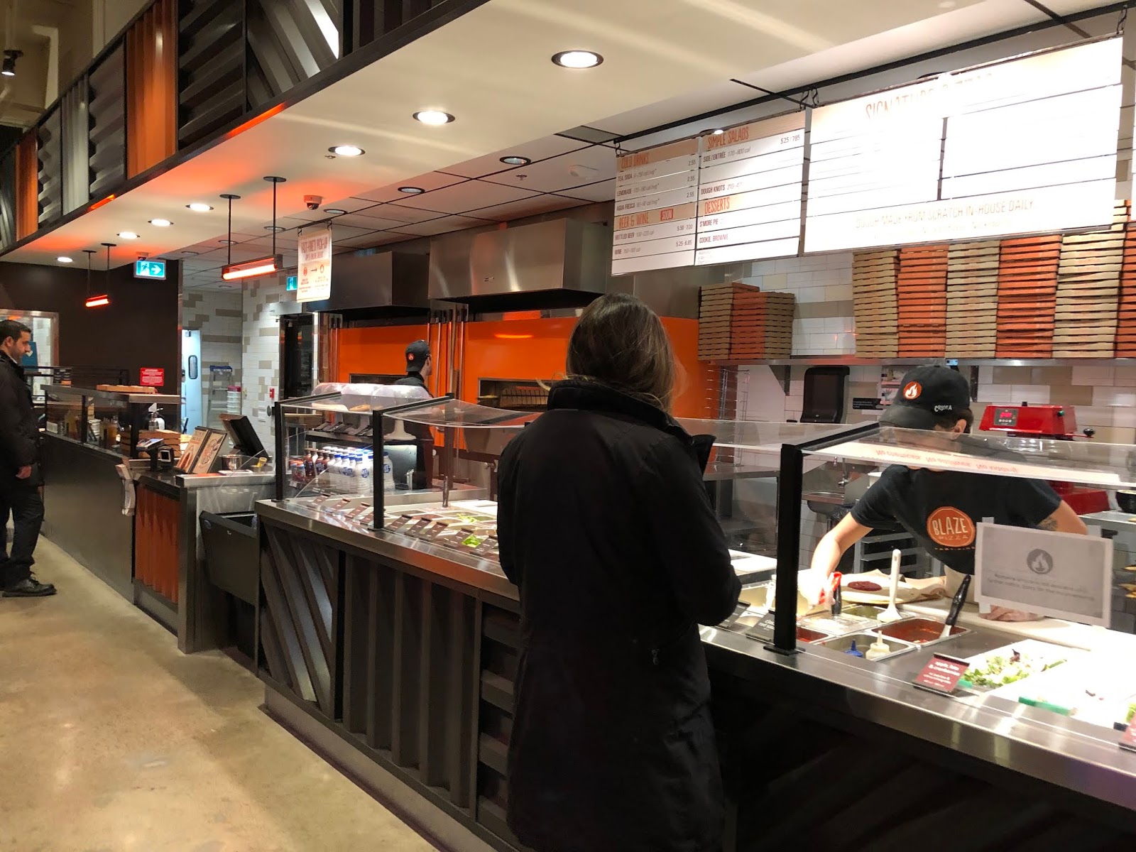 Teena in Toronto Blaze Pizza, Toronto, ON (John Street)