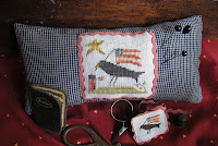 Crow Patriotic Stitching Necessaires - $7.50