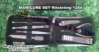 MANICURE SET Ritsleting 126#, Kikir kuku manicure pedicure set kit, kuku kit, peralatan gunting kuku, Nails Manicure Set, Manicure & Pedicure