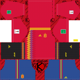 Spain 2018 World Cup Kit -  Dream League Soccer Kits