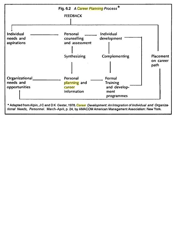 Management: CAREER PLANNING PROCESS ---- Chart
