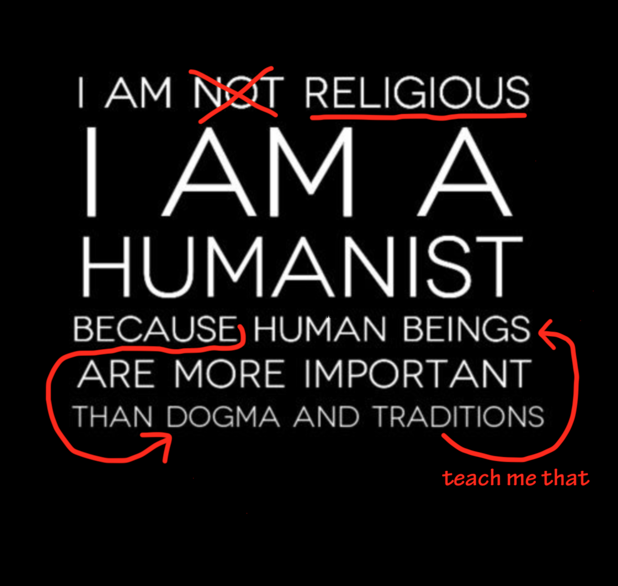 A Provocation on the Humanist God
