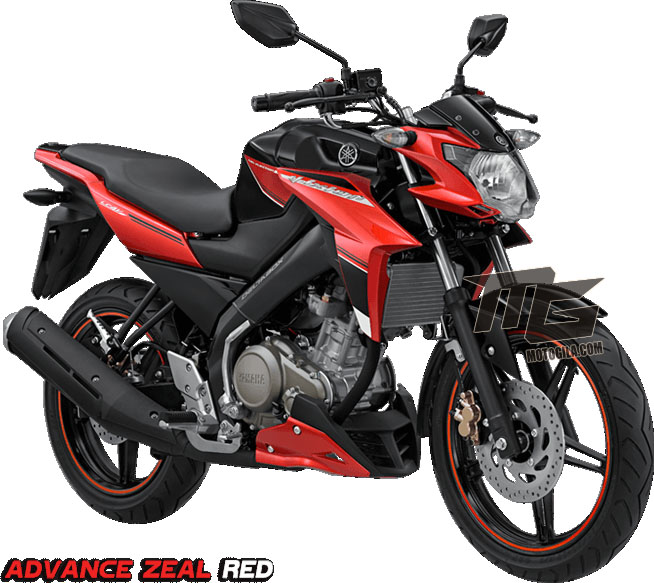 yamaha vixion merah