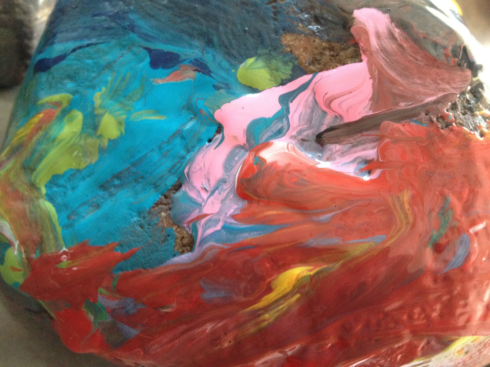 Busy Hands Blessed Hearts: ART ON THE ROCKS