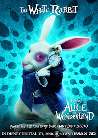 White rabbit Alice in Wonderland 2010 animatedfilmreviews.filminspector.com