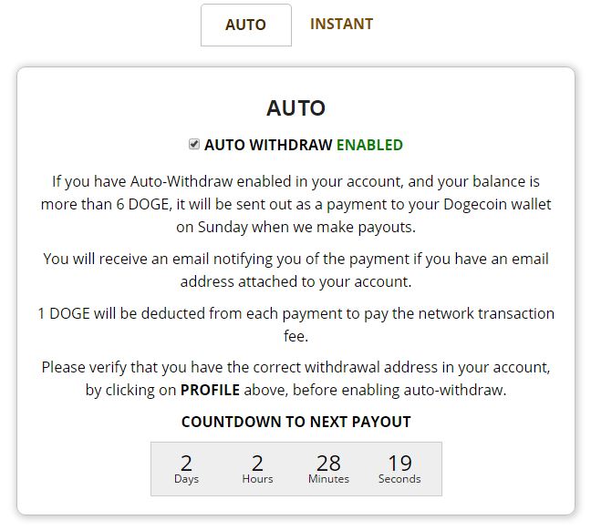 Thanh toán dogecoin