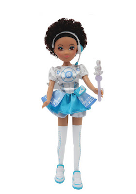 Costume Miracle Tunes Jasmine Per Bambine - Travestimento Con Fiocco E Guanti, Taglia M - Foto 9