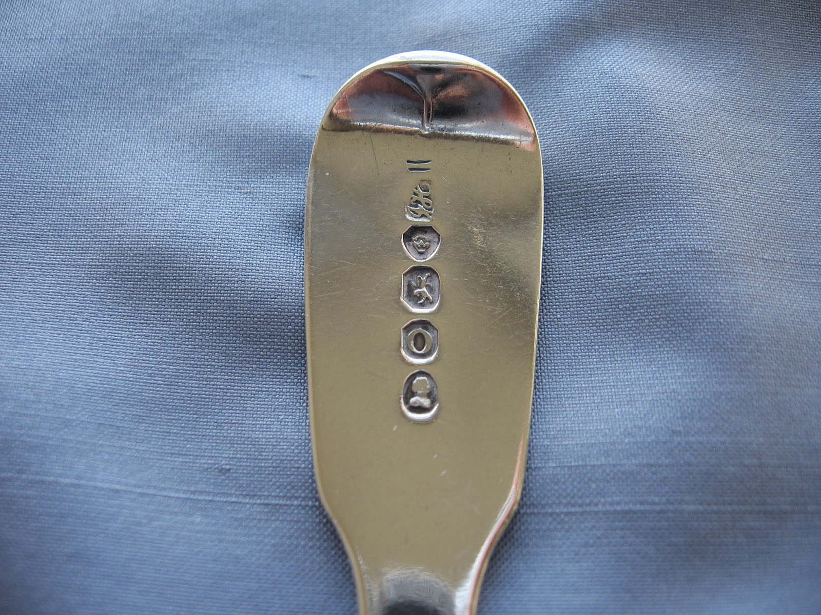 Silver Ladles SILVER TEA SPOONS & HALLMARKS by