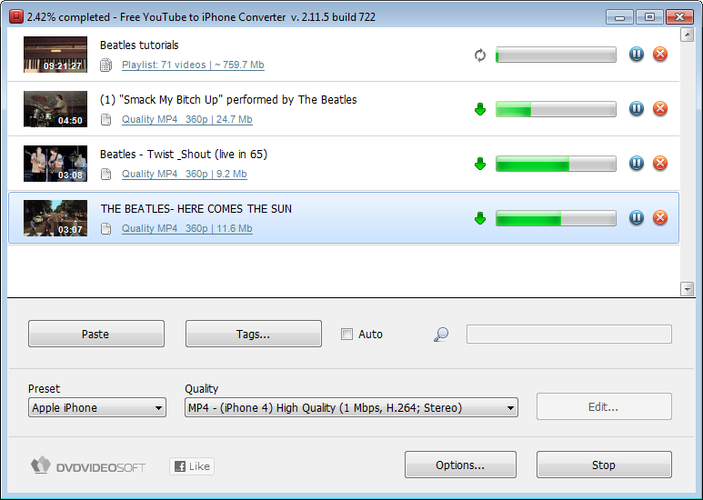 Konvert Video dari Youtube ke iPhone