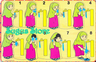 [DIY] Puzzle dan Buku Wudhu dan Sholat - Ibu Pembelajar