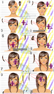 Stardesign Basic TS | Tutoriais Stardoll : Tutorial: Basic Long Hair no Stardesign Hair.
