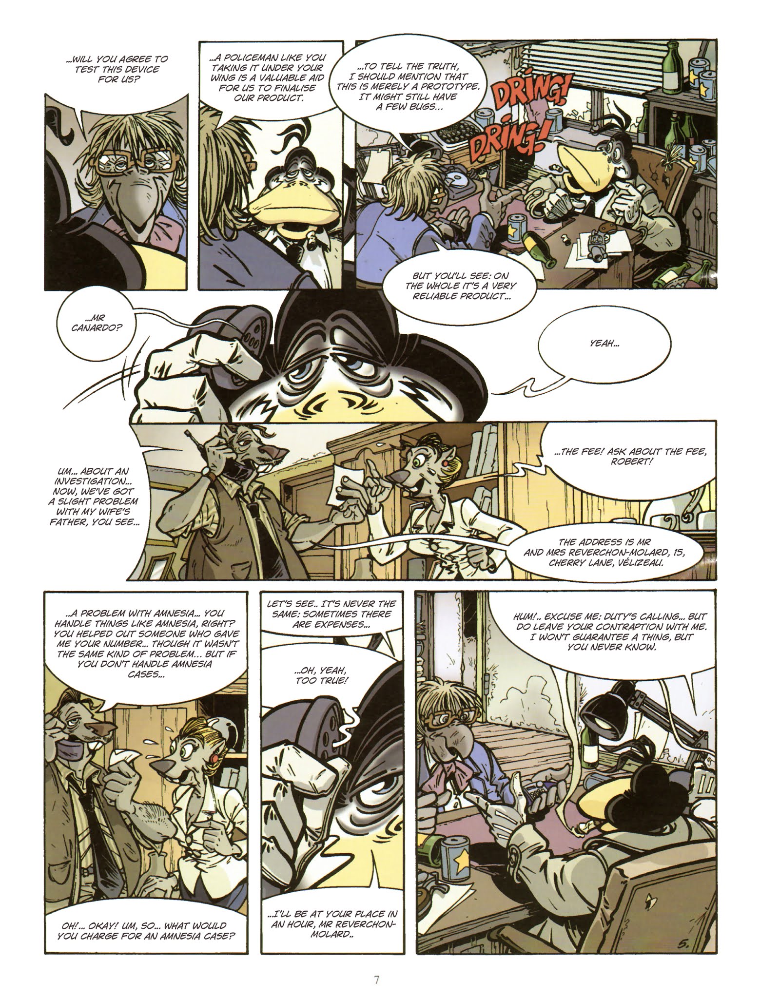 Read online Une enquête de l'inspecteur Canardo comic -  Issue #11 - 8