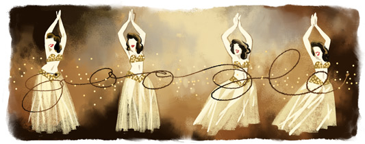 "ضربة حرة" احتفال جوجل اليوم بالذكرى الـ93 لميلاد "سامية جمال" التي هزت عرش الرقص الشرقي