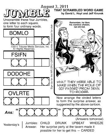 Free Printable Word Jumble Puzzles  Free Printable Word Jumble Puzzles