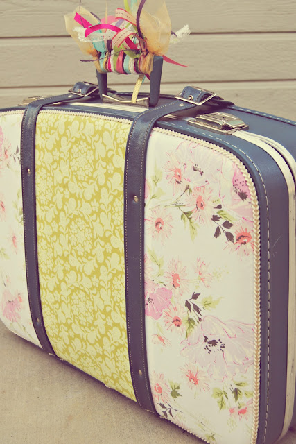 Pretty Wishes...: a twist on vintage suitcases...