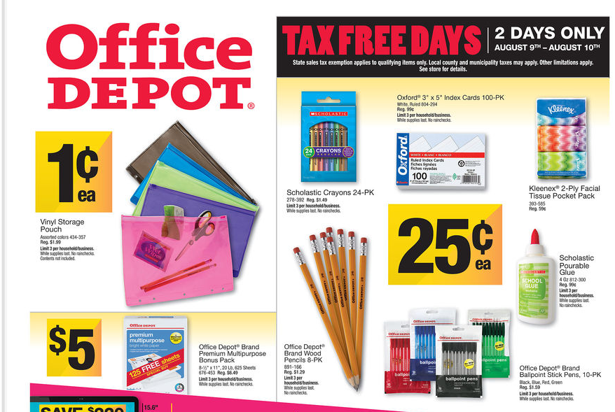 Being Frugal 101 Office Depot Deals Week of 8/4