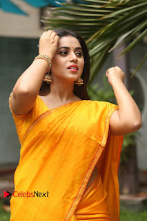 Actress Poorna Pictures in Saree at Avanthika Movie Opening  0053