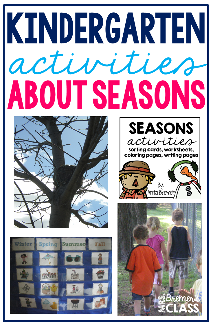 Mrs. Bremer's Class: Learning About the Seasons