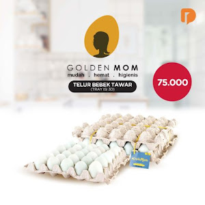 Golden Mom Telur Bebek Tawar Isi 30 Butir