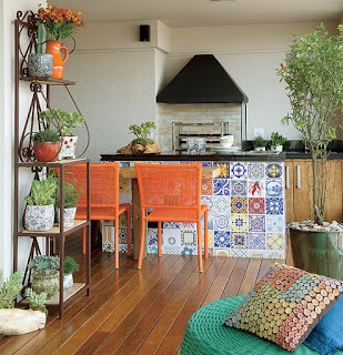 Decorar com cor de Laranja