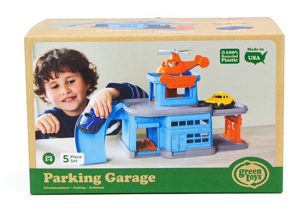 Green Toys Parking Garage Review & Giveaway {Christmas in July Giveaway
