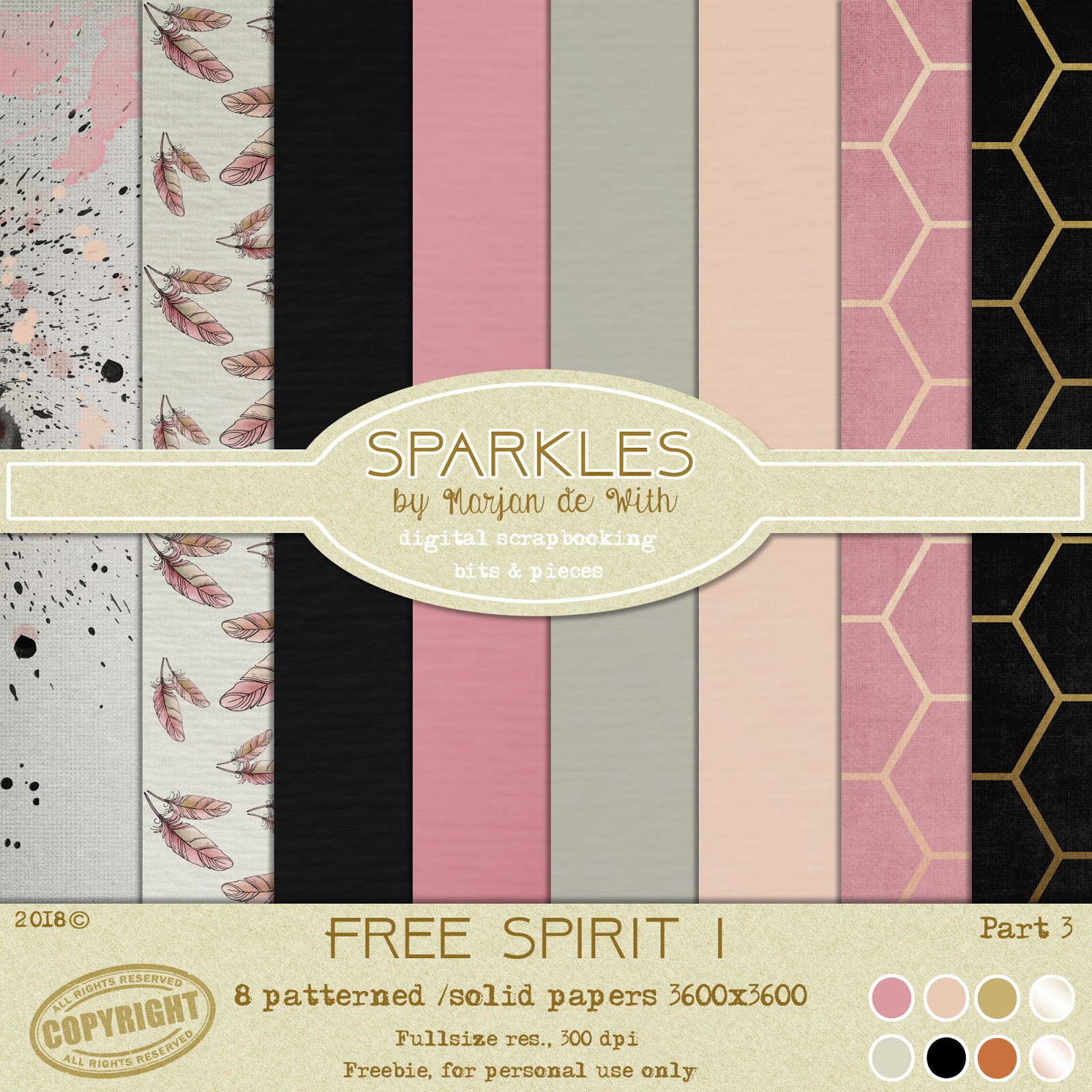 Sparkles by Marjan de With Free Spirit I