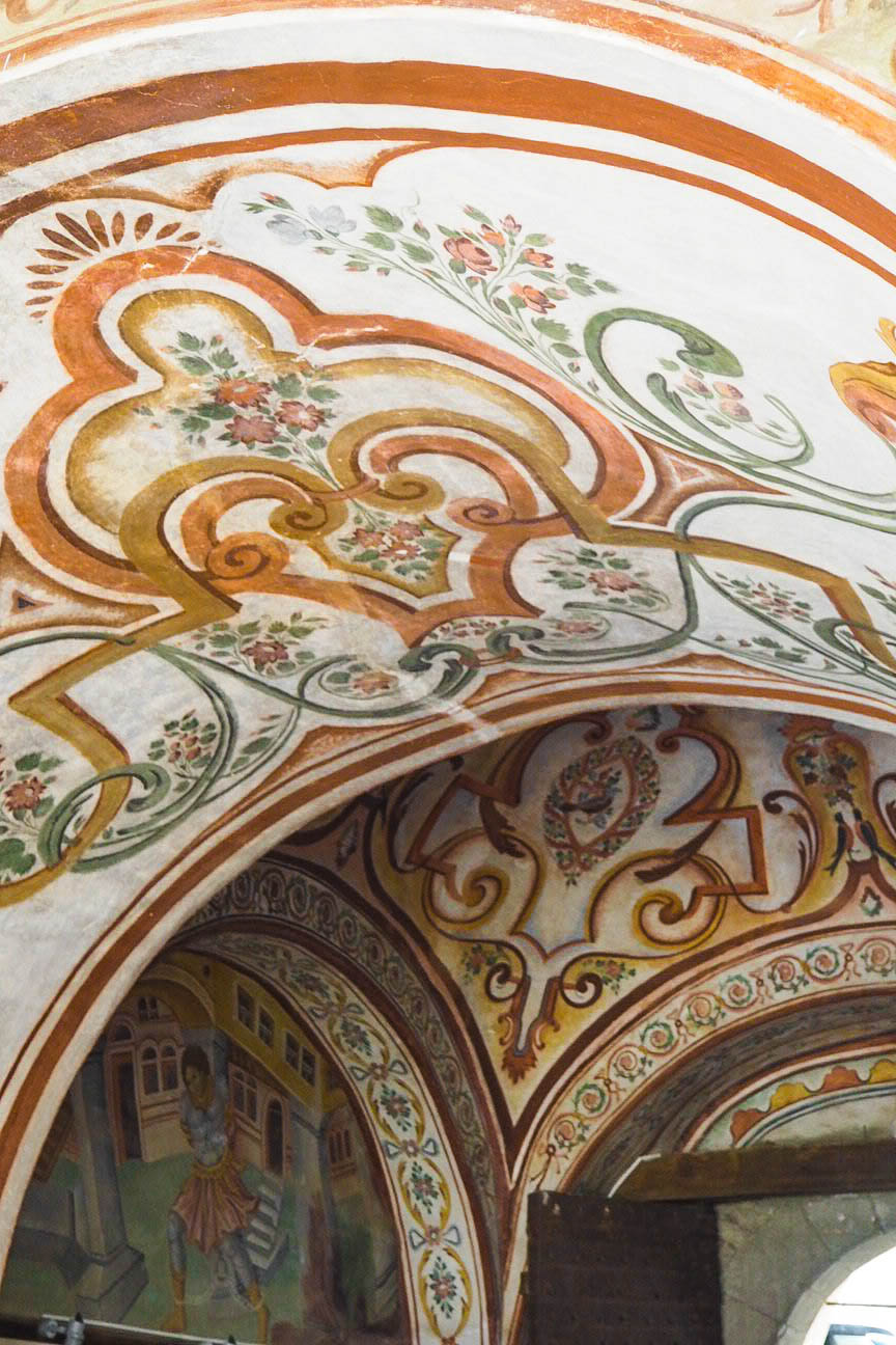 Fresco in Rila Monastery, Bulgaria