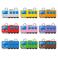 いろいろな電車のキャラクターのイラスト かわいいフリー素材集 いらすとや