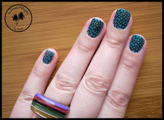 Manicura "Serpiente Craquelada"