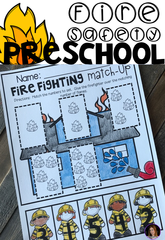 Fall and Fire Safety Worksheets for Preschool - Kindergarten Rocks Resources