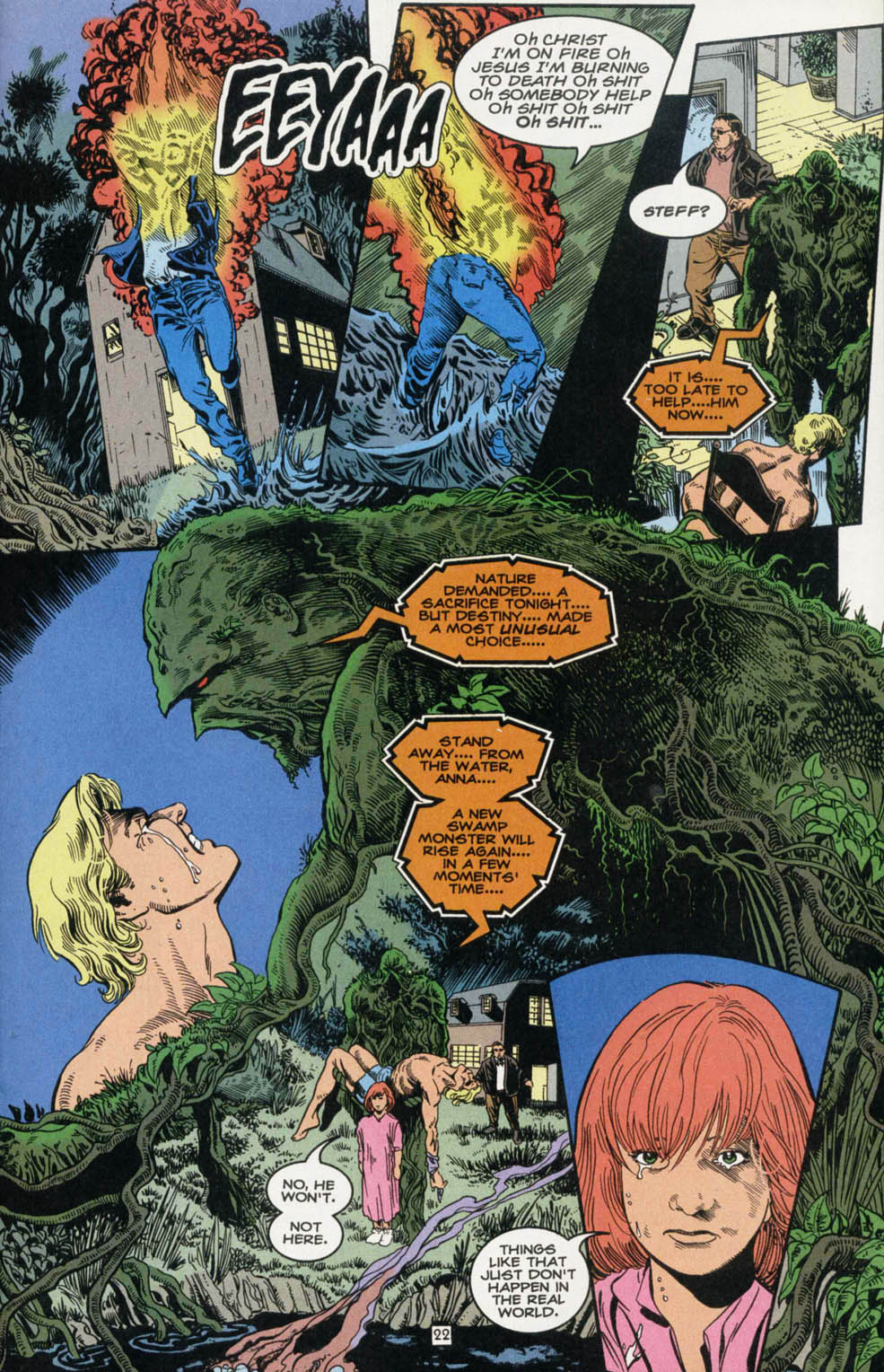 Swamp Thing (1982) #156 #164 - English 23