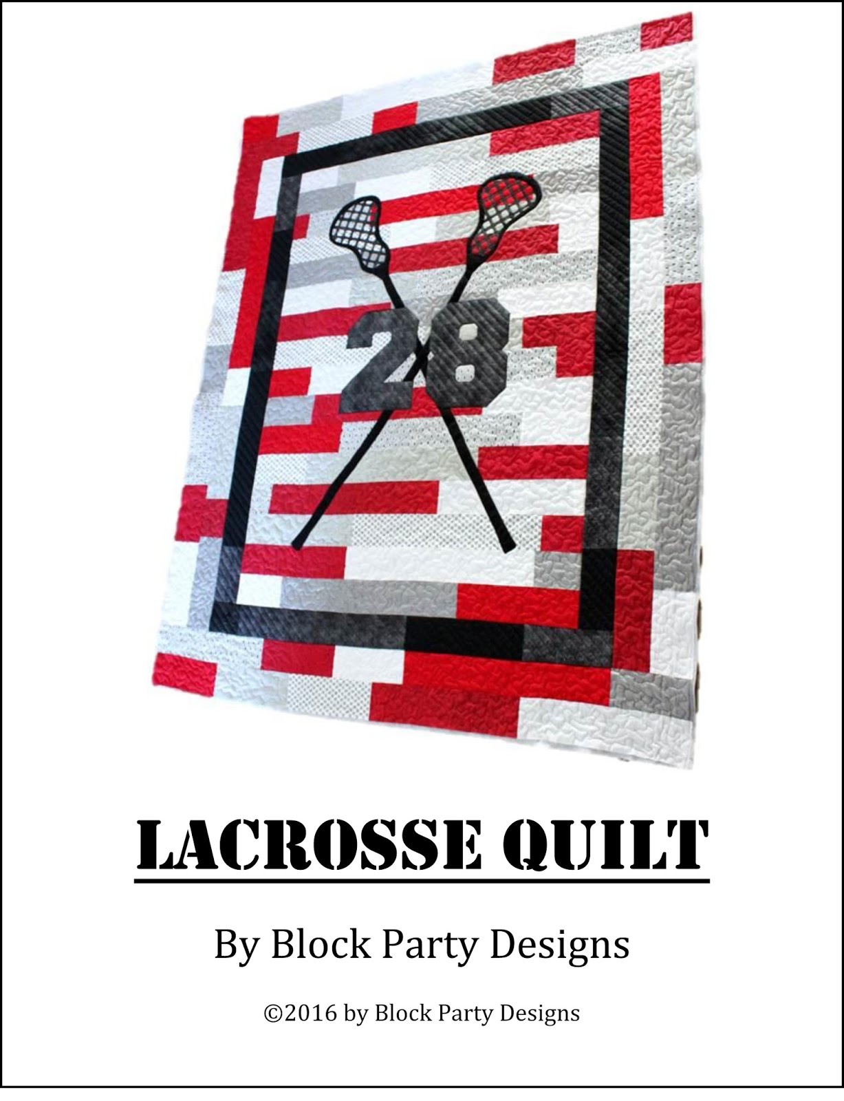 Block Party Designs Lacrosse Quilt Pattern