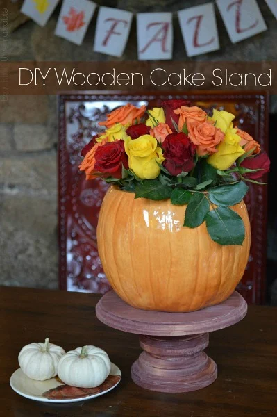 How to make a DIY wooden cake stand