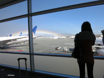 rainbow, San Francisco International Airport